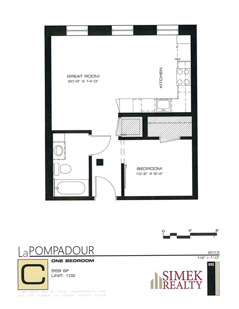 La Pompadour floorplan